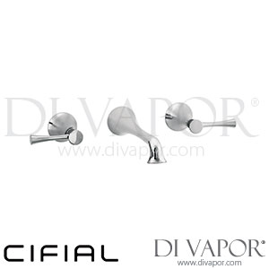 Cifial 31110BS.U Brookhaven Lever 3 Hole Wall Basin Mixer Tap Spare Parts